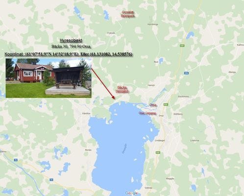 Mysig stuga med sjöutsikt över Orsasjön - Bild 15