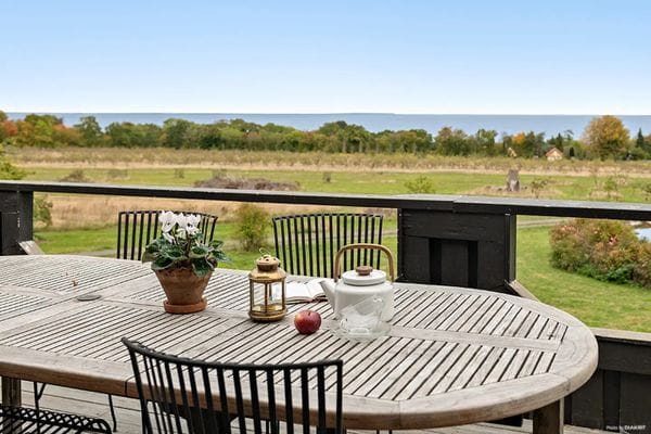 Äppelgårdsvilla på Kivik—Panoramautsikt över havet - Bild 13