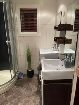 WC med dusch och bastu