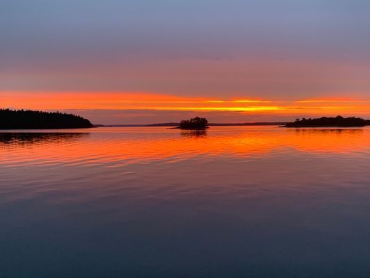 Solnedgångarna är fantastiska här, liksom stjärnhimlen.