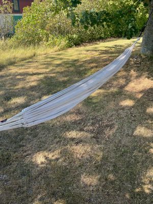 härlig plats för hängmatta