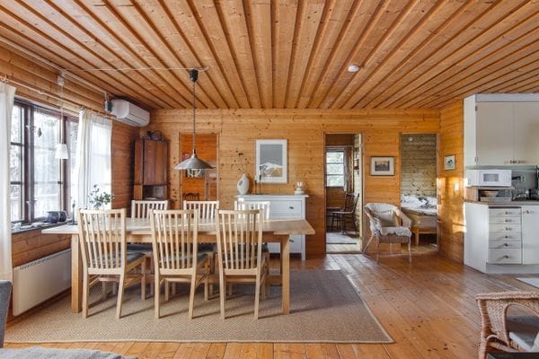 Mysig Fjällstuga med bastu & braskamin nära spår - Bild 4