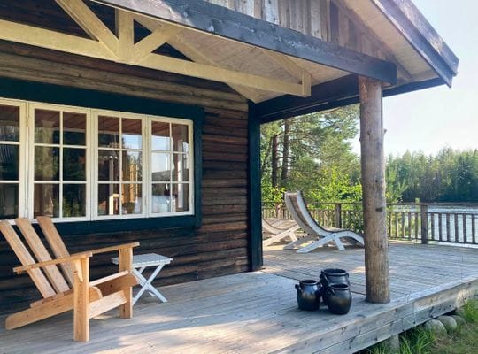 Stuga i Norränge, Hälsingland.