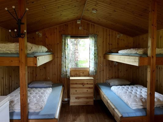 Vacker timmerstuga på natursköna Lits Camping - Bild 2