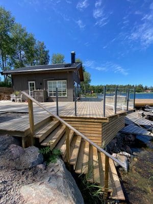 Björköfjärden, Stuga på bryggan med sol hela dagen - Bild 13
