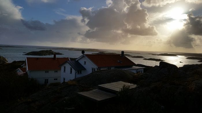 Hus med havsutsikt
