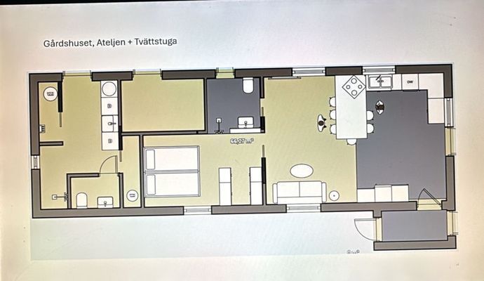 Nyrenoverat Gårdshus med pool nära Visby - Bild 7