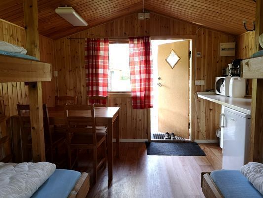 Vacker timmerstuga på natursköna Lits Camping - Bild 4