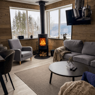 Branäs | Nybyggd, bastu & närmast backen
