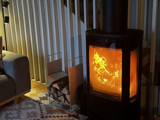 Nybyggd stuga, öppen spis, Tänndalen, Hamrafjället - Bild 17