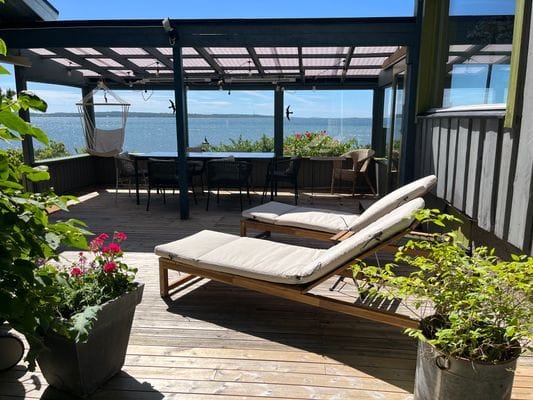 Stuga direkt vid havet i sommarparadiset Frillesås - Bild 34