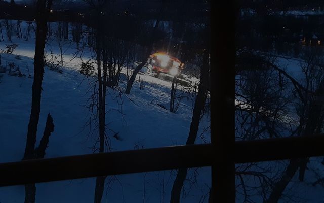 Förberedelser i full gång för en ny skiddag - sett från kök/vardagsrum