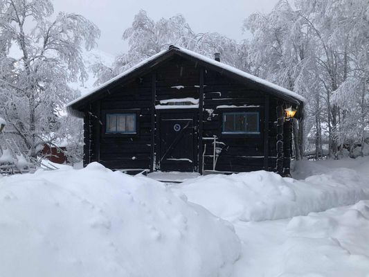 Mindre fjällhus CENTRALT på VEMDALSSKALET