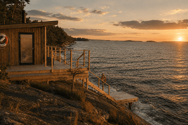 Havsnära skärgårdshus med stor 360° solterrass - Bild 5