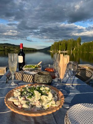 Middag på badflotten