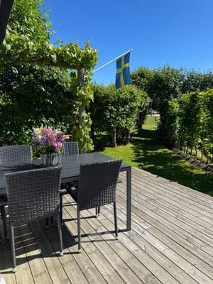 Mysig badstuga på Skrea strand i Falkenberg. - Bild 2