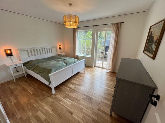 Sovrum på bottenvåningen