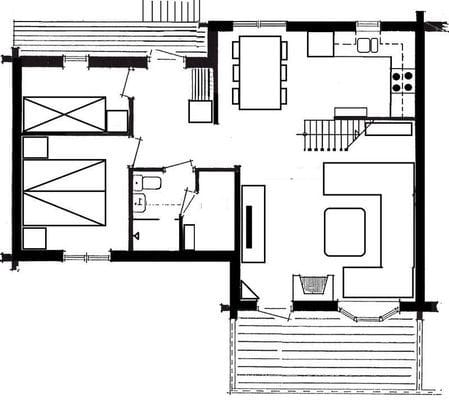 Mysigt parhus med fin utsikt - Bild 13