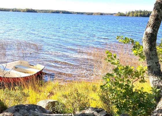Privat paradis intill sjö. - Bild 18