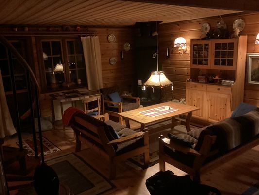 Älvutsikt Sälen, rustik brun stuga - Bild 4