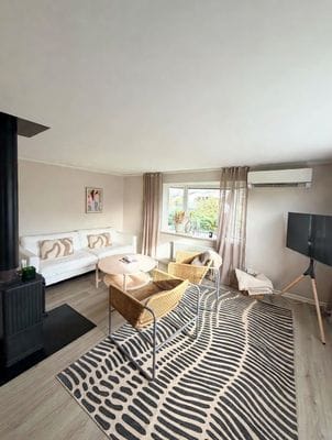 Ljust 80 kvm hus i Träslövsläge. 2 sovrum, bäddsof - Bild 3