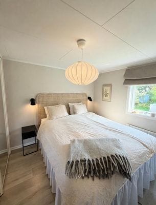 Ljust 80 kvm hus i Träslövsläge. 2 sovrum, bäddsof - Bild 8