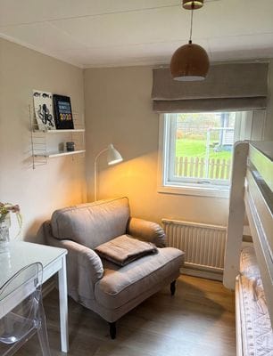 Ljust 80 kvm hus i Träslövsläge. 2 sovrum, bäddsof - Bild 9