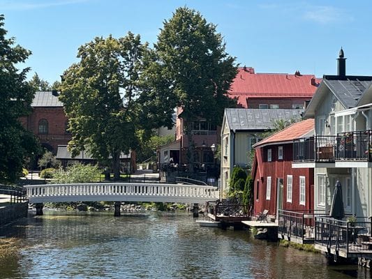 Norrtälje stad 15 km från stugan