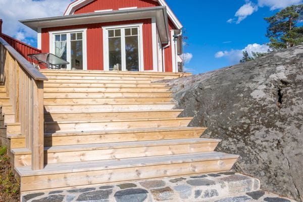 Nybyggt skärgårdshus, privat brygga och sandstrand - Bild 42