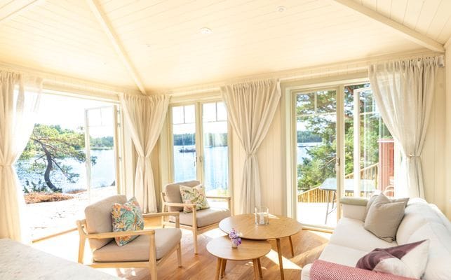 Nybyggt skärgårdshus, privat brygga och sandstrand - Bild 20