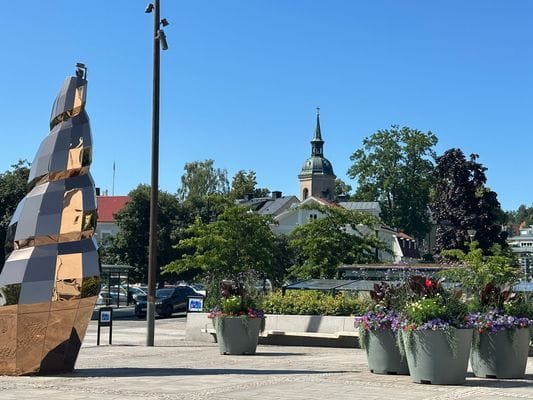 Norrtälje stad 15 km från stugan
