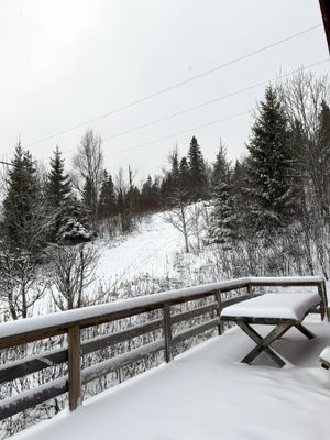 Altan ut mot skidnedfarten. Hit når du med Leråliften eller Englandsliften