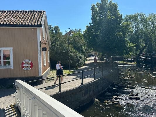 Norrtälje stad 15 km från stugan