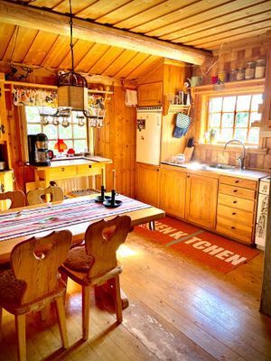 Retro fjällstuga Storhogna – bastu, braskamin - Bild 12