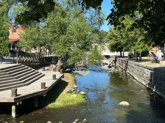 Norrtälje stad 15 km från stugan