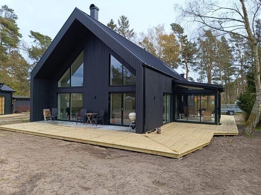 Nybyggt hus vid Sandby Strand - Bild 3
