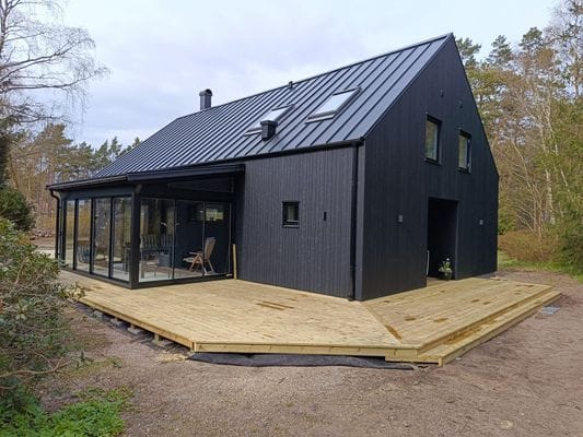 Nybyggt hus vid Sandby Strand - Bild 4