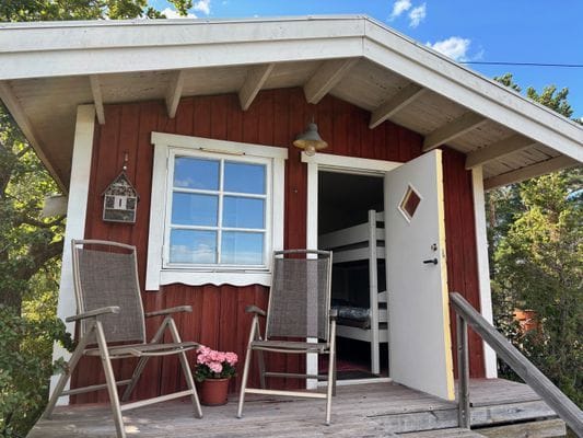 Det lilla enkla Gästhuset uthyres separat