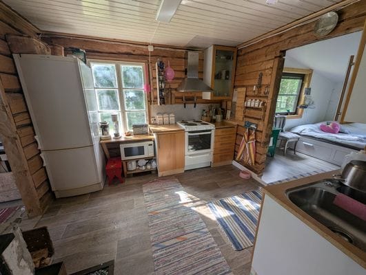 Timrad stuga nära fjällen - Bild 12