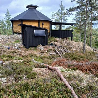 Kroppefjälls Natur 8 kantig kåta med terass - Bild 4