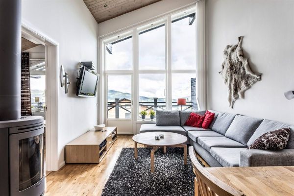 Ski in/out Åre Björnen, utsikt över Åresjön, v 1